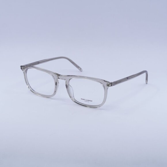 Saint Laurent SL670 003 Eyeglasses Transparent Beige 54mm Square Frame - Picture 6 of 12